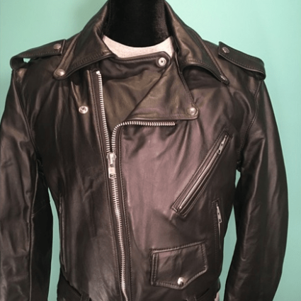 Mens Universal Rider Black Leather Jacket
