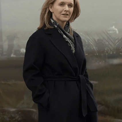 Smother Val Ahern Dervla Kirwan TV Series Trench Wool Coat