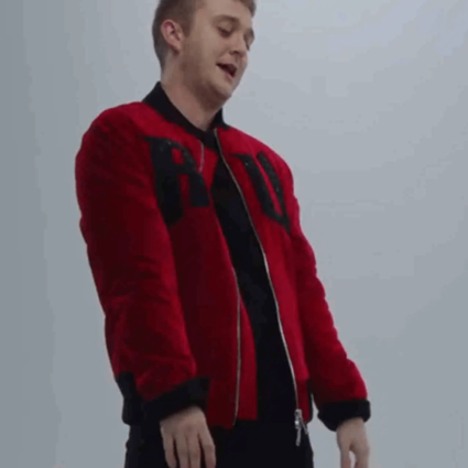 Vald Désaccordé R.U. Letterman Bomber Jacket