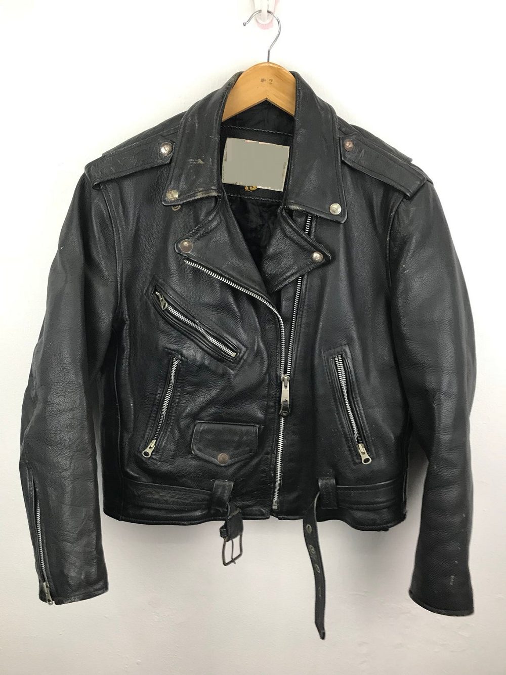 Mens Vanguard Biker Leather Jacket - A2 Jackets