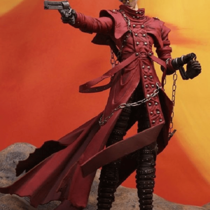 Mens Vash The Stampede Trigun Trench Leather Coat