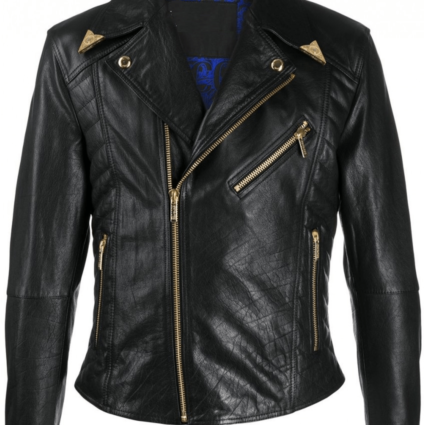 Versace Jeans Couture Biker Leather Jacket