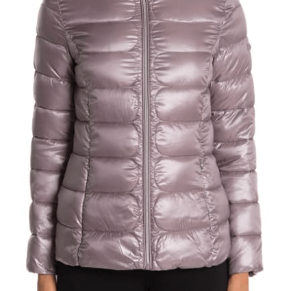 Womens Via Spiga Packable Puffer Jacket