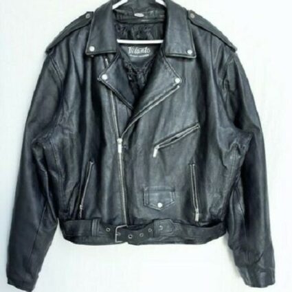 Vilanto Motorcycle Biker Leather Jacket