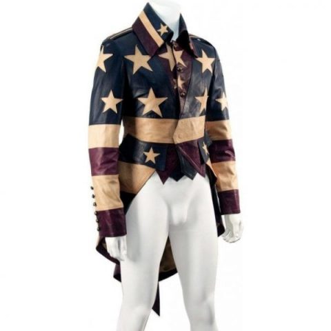 Vintage America Tail Coat Leather Jacket