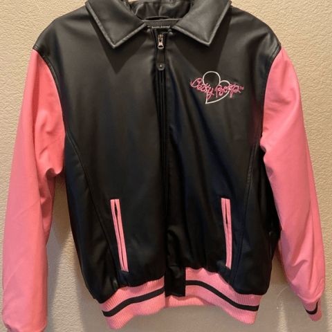 Womens Vintage Betty Boop Leather Jacket