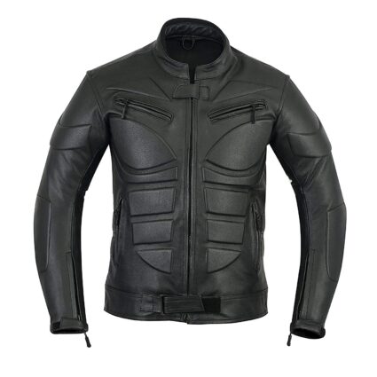 Cafe Racer Vintage Armor Power Sports Leather Jacket