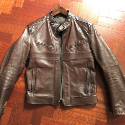 Vintage Gucci Biker Leather Jacket