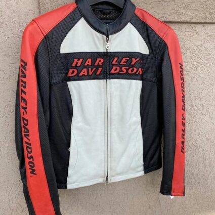 Vintage Harley Davidson Mens Leather Jacket