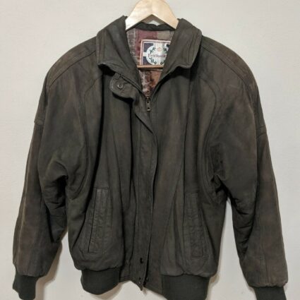 Vintage Paris Genuine Bomber Leather Jacket