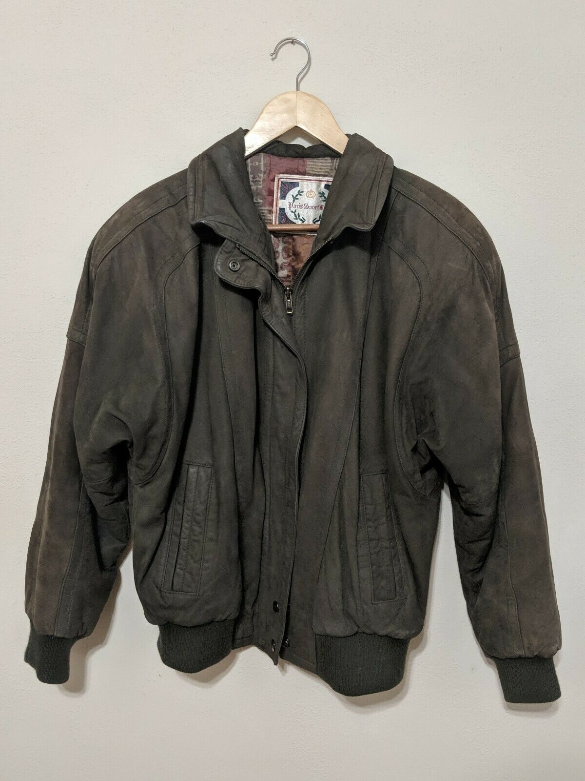 Vintage Paris Genuine Bomber Leather Jacket - A2 Jackets