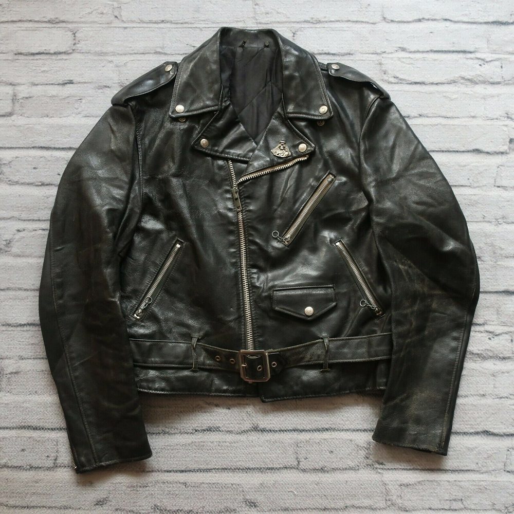 Perfecto Vintage Mens Motorcycle Leather Jacket - A2 Jackets