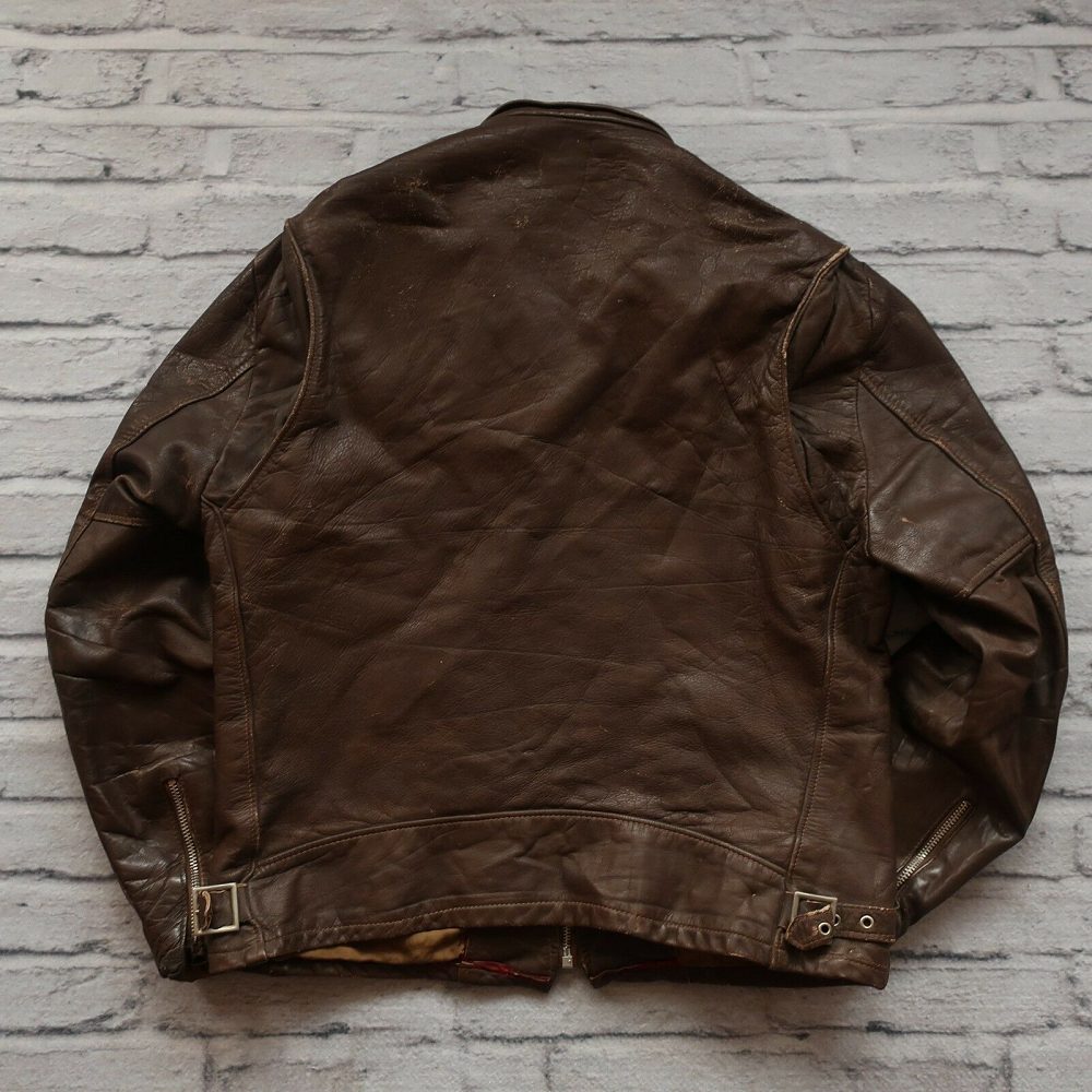 Vintage Schott Brown Leather Jacket - A2 Jackets