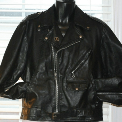 Men's Sears Leather Motorcycle Jacket