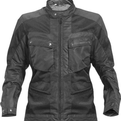 Mens Volcano Black Leather Jacket