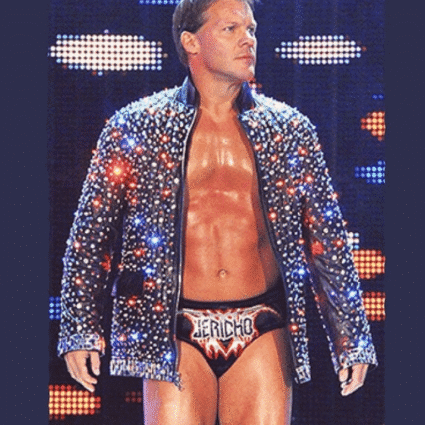 Chris Jericho WWE Wrestlemania Sparkle Leather Jacket