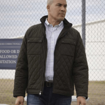 Coby Bell Walker TV Series 2021 Larry James Quilted Jacket