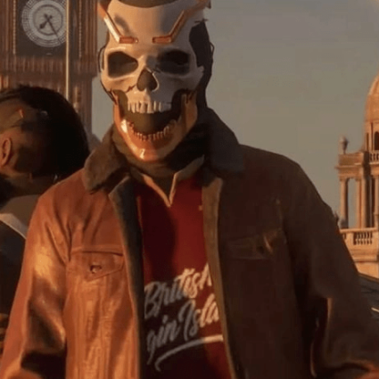 Mens Watch Dogs Legion Ian Robshaw Brown Leather Jacket