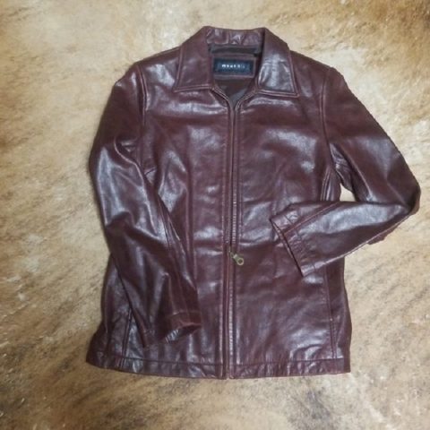 Womens Whet Blu Leather Jacket
