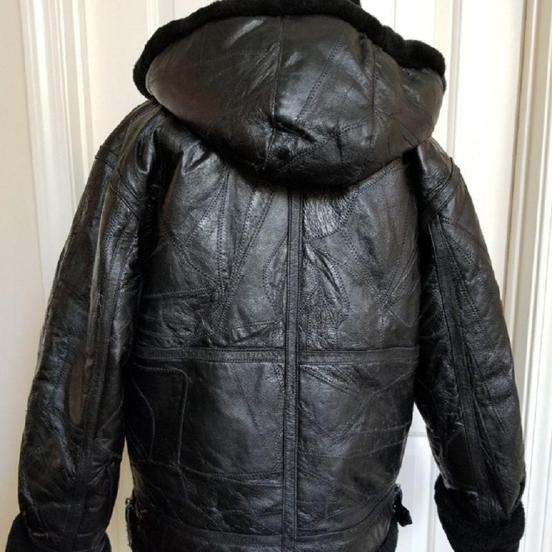 Mens Wilda Faux Fur Lined Leather Jacket - A2 Jackets