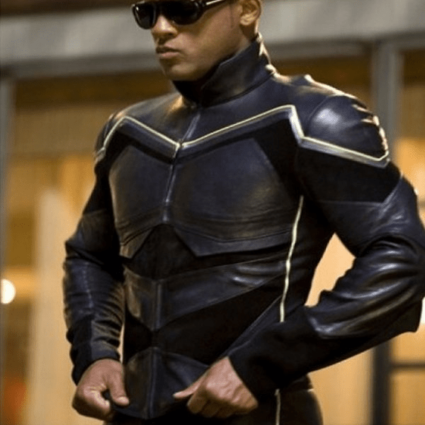 Mens Will Smith Hancock Hollywood Leather Jacket