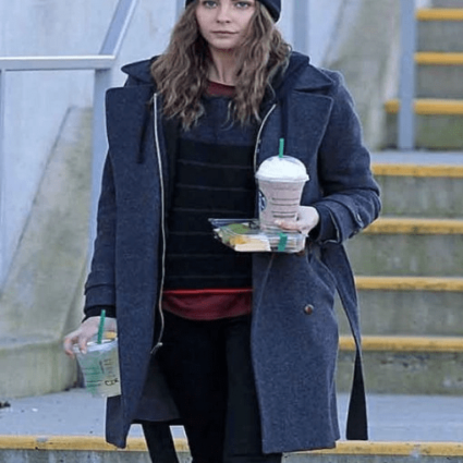 Willa Holland Arrow Thea Queen Trench Coat