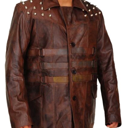 Windham Lawrence Rotunda Studded Leather Jacket