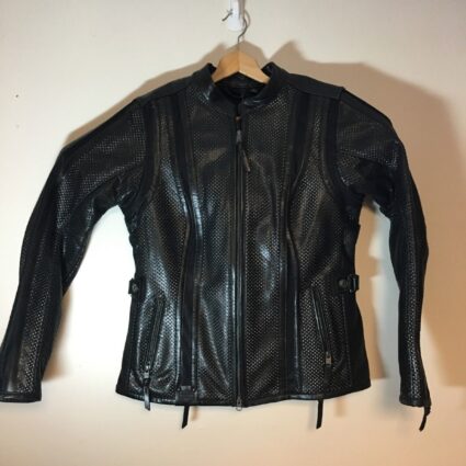 Perforated Coolcore Leather Jacket