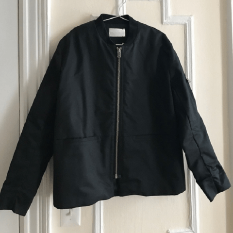 Mens Won Hundred Black Leather Jacket