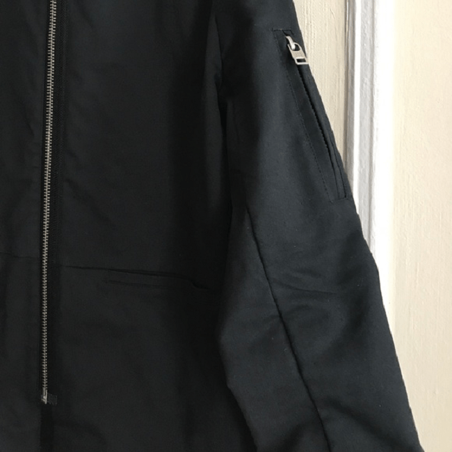 Mens Won Hundred Black Leather Jacket - A2 Jackets