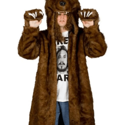 Womens Workaholics Blake’s Bear Brown Fur Coat