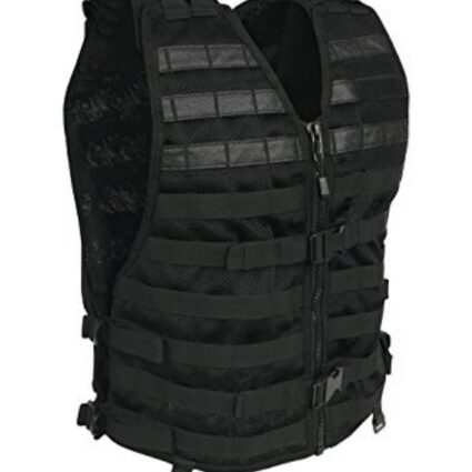 Wrestler Roman Reigns Black Leather Vest