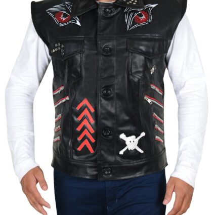 Thomas Pestock Leather Vest