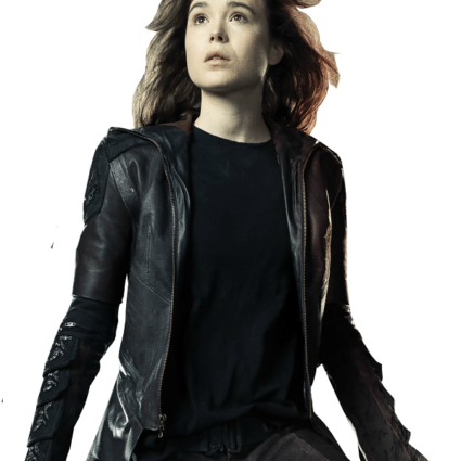 X-men Days Of Future Past Ellen Page Black Leather Jacket