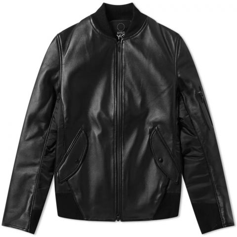 New Y-3 Bonded Leather Jacket