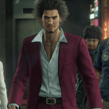 Kasuga Ichiban Maroon Yakuza Like A Dragon Cotton Coat