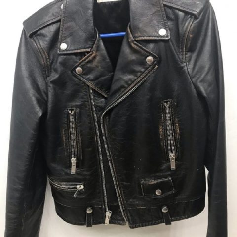 Mens Style Ysl Black Leather Jacket