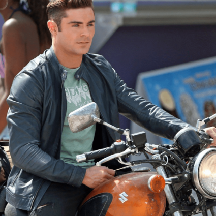 Zac Efron Baywatch Leather Jacket