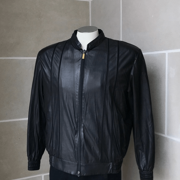 Mens Zilli Silk Lined Bomber Leather Jacket - A2 Jackets