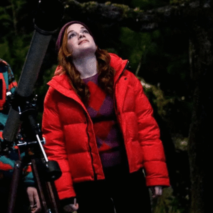Jane Levy TV Series Zoey’s Extraordinary Playlist Zoey Red Puffer Jacket
