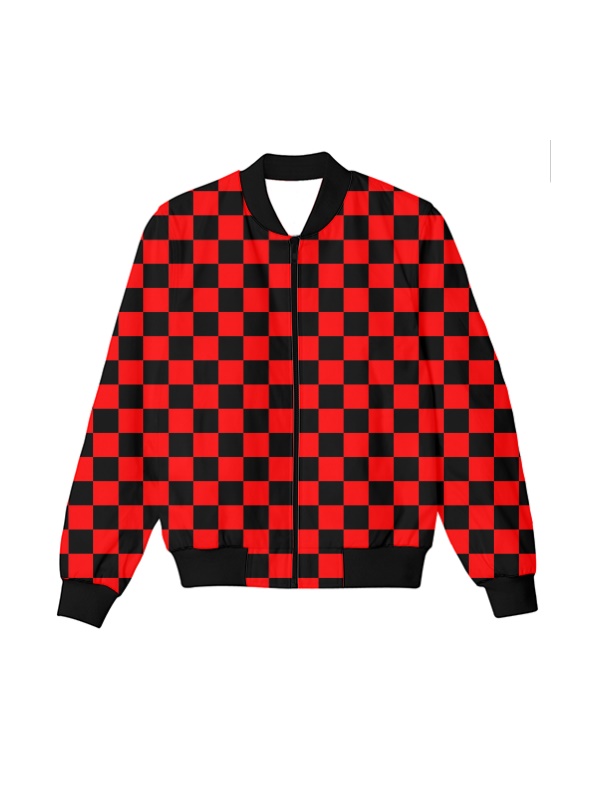 Bajan Canadian Red Check Jacket - A2 Jackets
