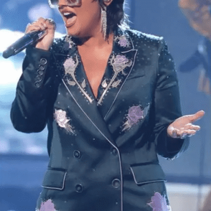 iHeartRadio Music Awards 2021 Demi Lovato Black Leather Coat