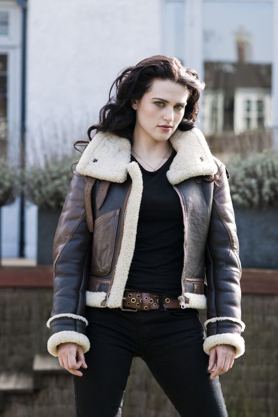 Lena Luthor TV Series Supergirl Cropped Katie Mcgrath Leather Jacket ...