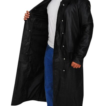 Men German Officer Trench Coat