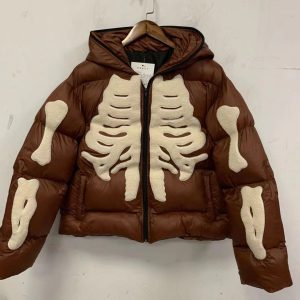 Bone Skeleton Puffer Jacket