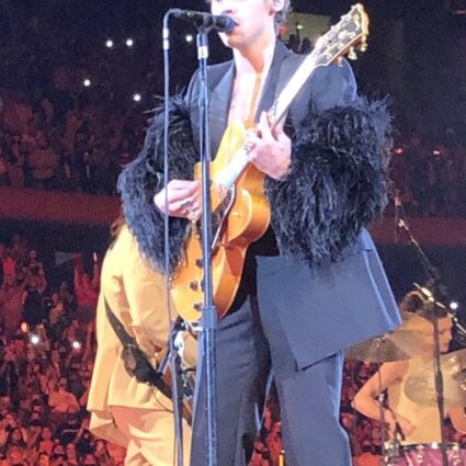 Harry Styles Msg 2021 Coat Fur Arm Sleeves Jacket