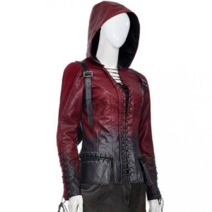 Arrow Season 4 Thea Queen Leather Jacket