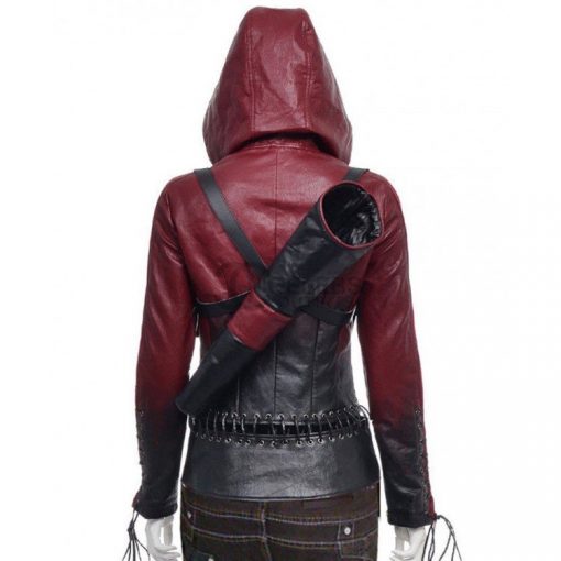 Arrow Season 4 Thea Queen Leather Jacket