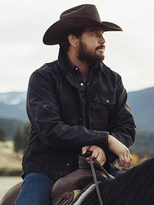 Cole Hauser Yellowstone Black Jacket