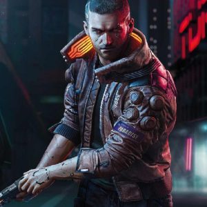 Cyberpunk 2077 Bomber Leather Jacket